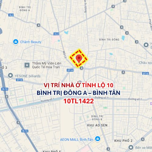 Vị trí nha Tỉnh lộ 10